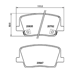 8DB 355 040-511 HELLA PAGID