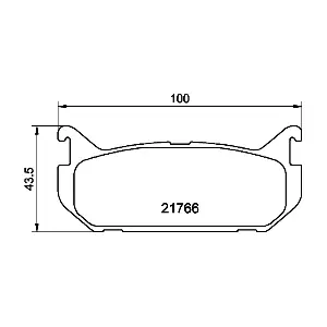 8DB 355 016-711 HELLA PAGID