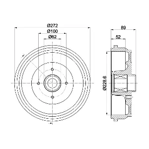 8DT355303111 HELLA PAGID