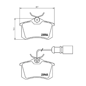 8DB 355 018-601 HELLA PAGID
