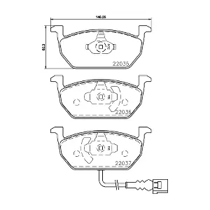 8DB 355 021-951 HELLA PAGID