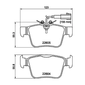8DB 355 025-881 HELLA PAGID