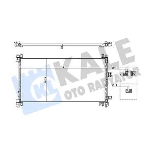 355155 KALE OTO RADYATOR