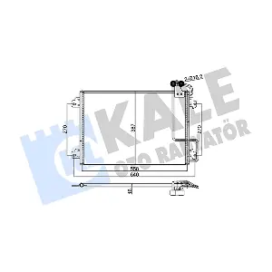 345550 KALE OTO RADYATOR