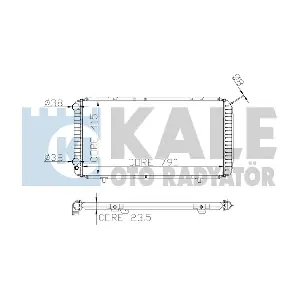 258400 KALE OTO RADYATOR
