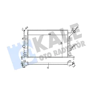 355060 KALE OTO RADYATOR