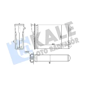 356125 KALE OTO RADYATOR