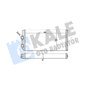 351695 KALE OTO RADYATOR