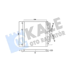 345485 KALE OTO RADYATOR
