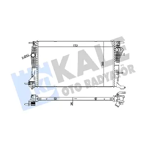 355840 KALE OTO RADYATOR