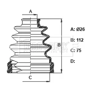 BCB6354 BORG & BECK