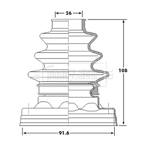 BCB6182 BORG & BECK