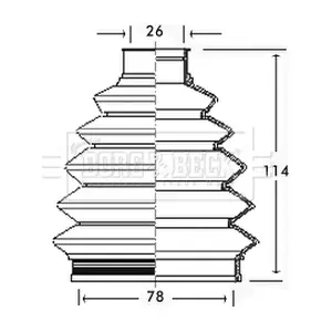 BCB2347 BORG & BECK