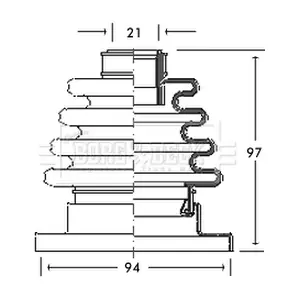 BCB2674 BORG & BECK