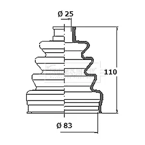 BCB2363R BORG & BECK