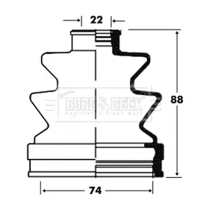BCB2825 BORG & BECK