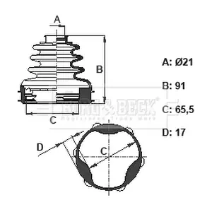 BCB6108 BORG & BECK