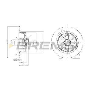 CD6043S BREMSI