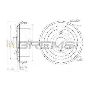 CR5598 BREMSI