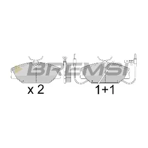 BP2277 BREMSI