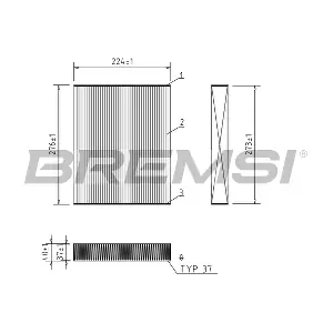 FC0422 BREMSI
