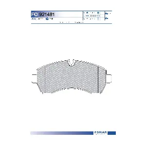 FO921481 FOMAR Friction