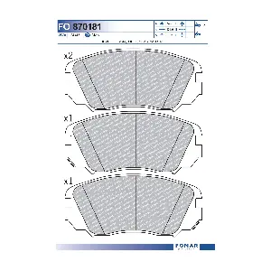 FO 870181 FOMAR Friction