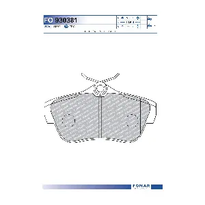 FO 930381 FOMAR Friction