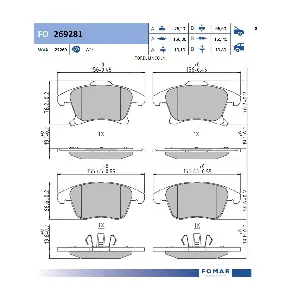 FO 269281 FOMAR Friction