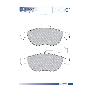 FO665881 FOMAR Friction