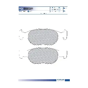 FO688281 FOMAR Friction