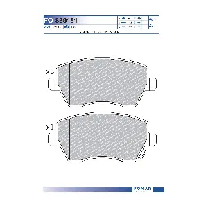 FO839181 FOMAR Friction