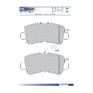 FO 935481 FOMAR Friction