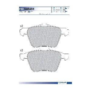 FO 846481 FOMAR Friction