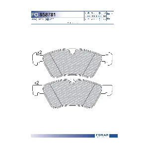 FO 858781 FOMAR Friction