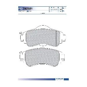 FO242681 FOMAR Friction