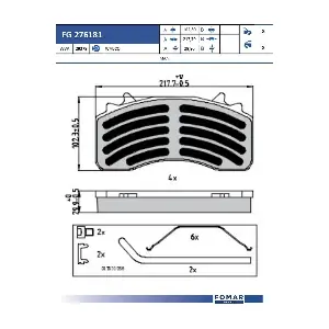FG 276181 FOMAR Friction