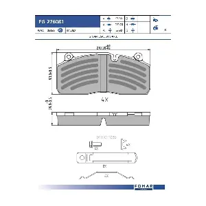 FG276081 FOMAR Friction