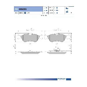 FO 886281 FOMAR Friction