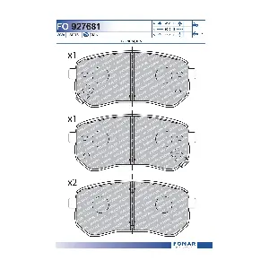 FO 927681 FOMAR Friction