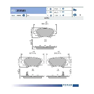 FO 253583 FOMAR Friction