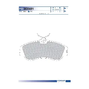 FO 905481 FOMAR Friction