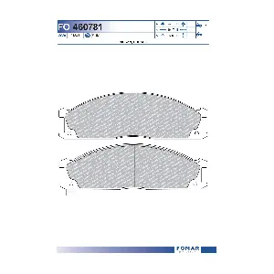 FO 460781 FOMAR Friction