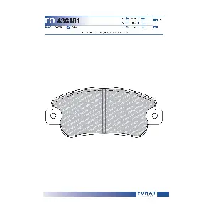 FO436181 FOMAR Friction