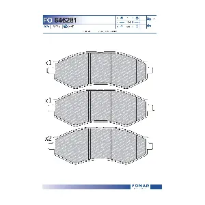 FO 846281 FOMAR Friction