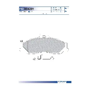 FO994281 FOMAR Friction