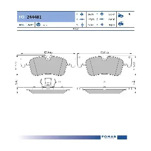 FO 244481 FOMAR Friction