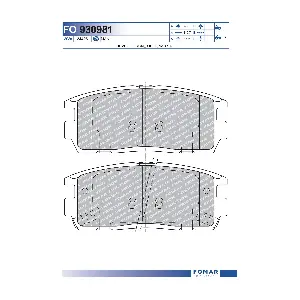 FO930981 FOMAR Friction