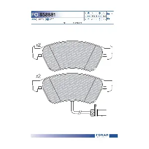 FO 858881 FOMAR Friction