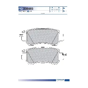 FO 235483 FOMAR Friction